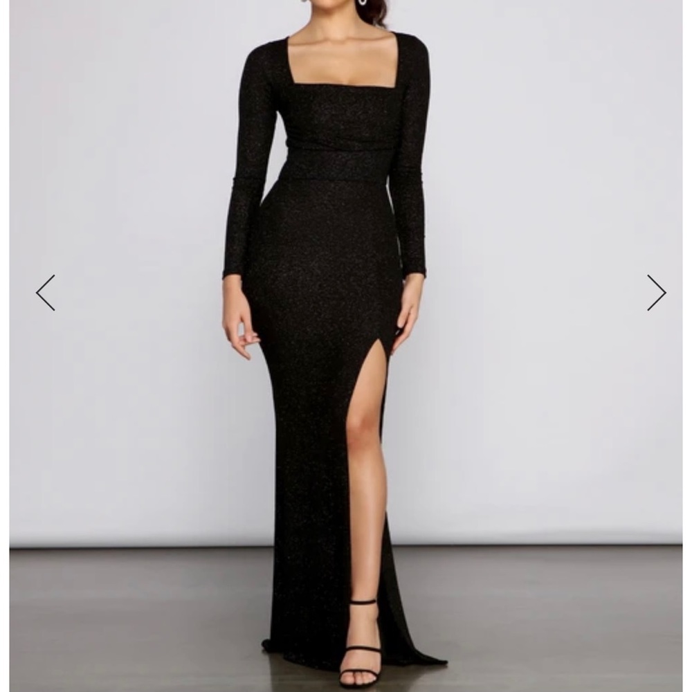 Long black dress